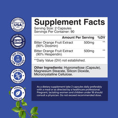 Nature's Craft diosmin hesperidin capsules for easy daily intake