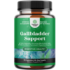 Natures Craft gallbladder support bottle with capsules designed to support digestion.