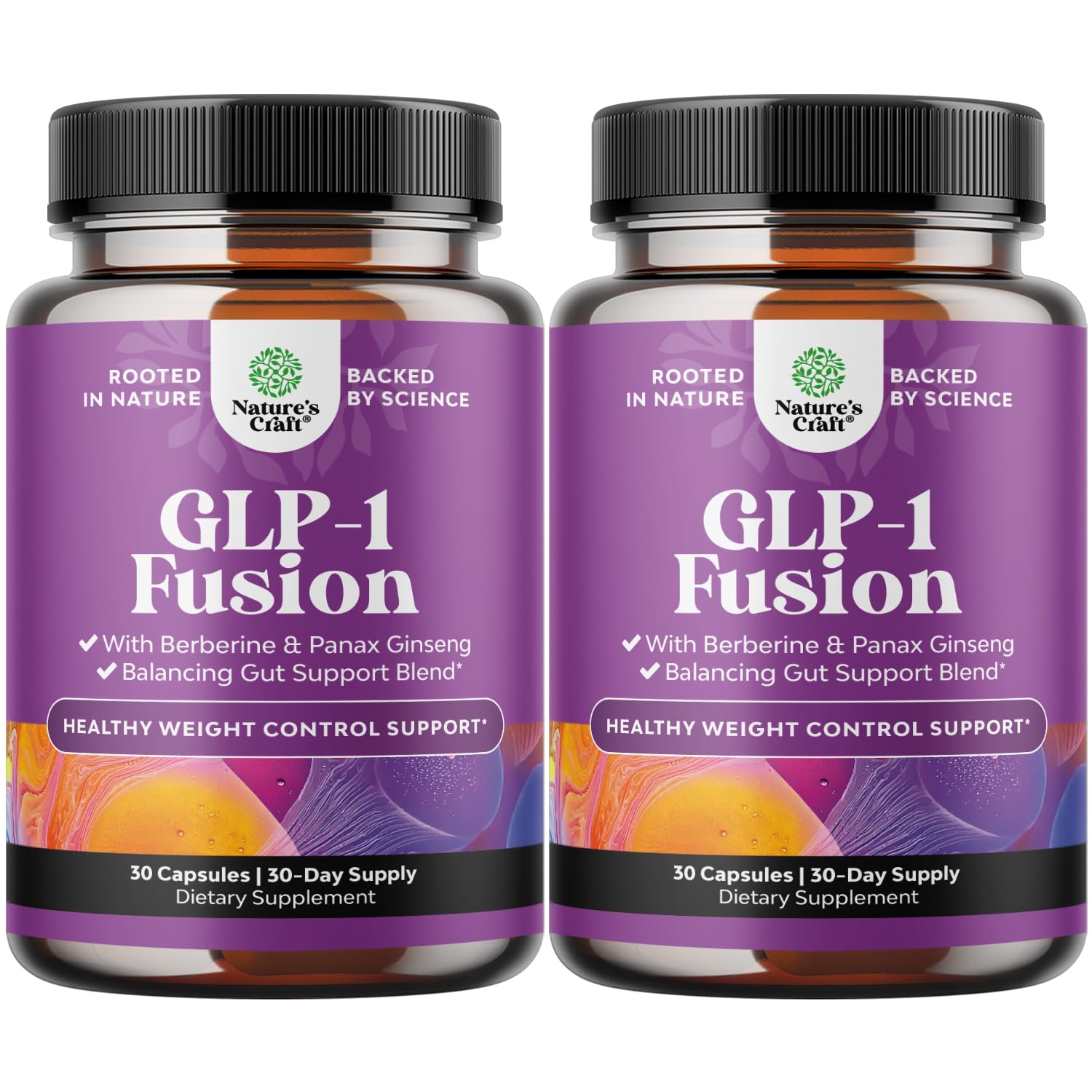 Natures Craft GLP-1 Berberine bottle pour for easy daily routine and balance