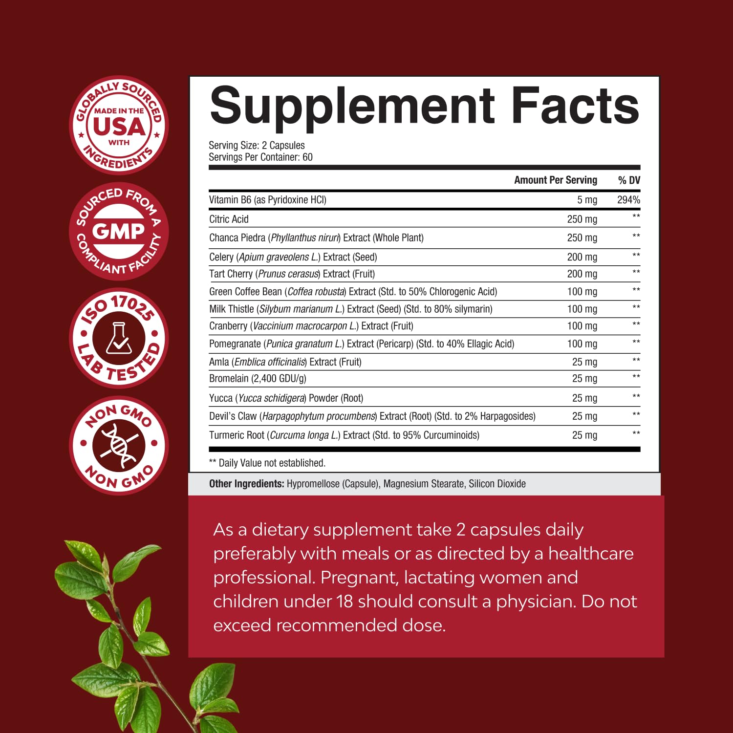 Natures Craft Green Coffee Bean Extract capsules for convenient daily use