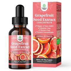 Natures Craft GSE bottle ready for daily use, grapefruit seed extract liquid