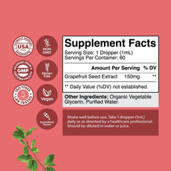 Natures Craft GSE liquid dropper ready to deliver an easy daily dose.