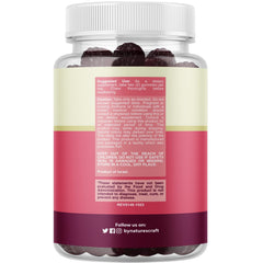 Natures Craft gummies close-up highlighting vibrant colors and beauty-supporting biotin