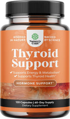Natures Craft Herbal Thyroid Support bottle shown for daily energy balance