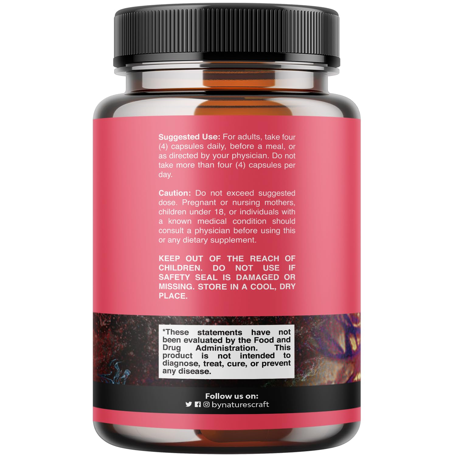 Natures Craft inositol capsules close-up for daily wellness