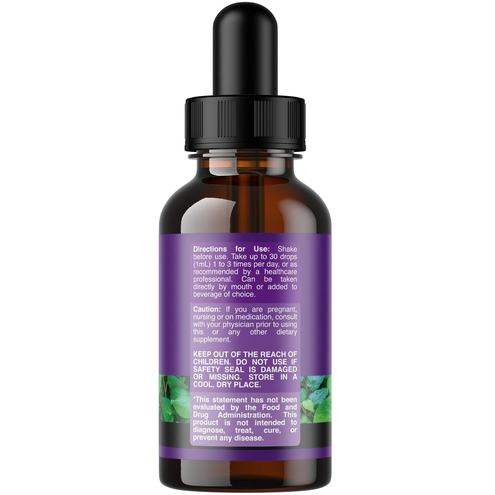 Natures Craft Kava Kava drops dropper showing precise dosage for daily use.