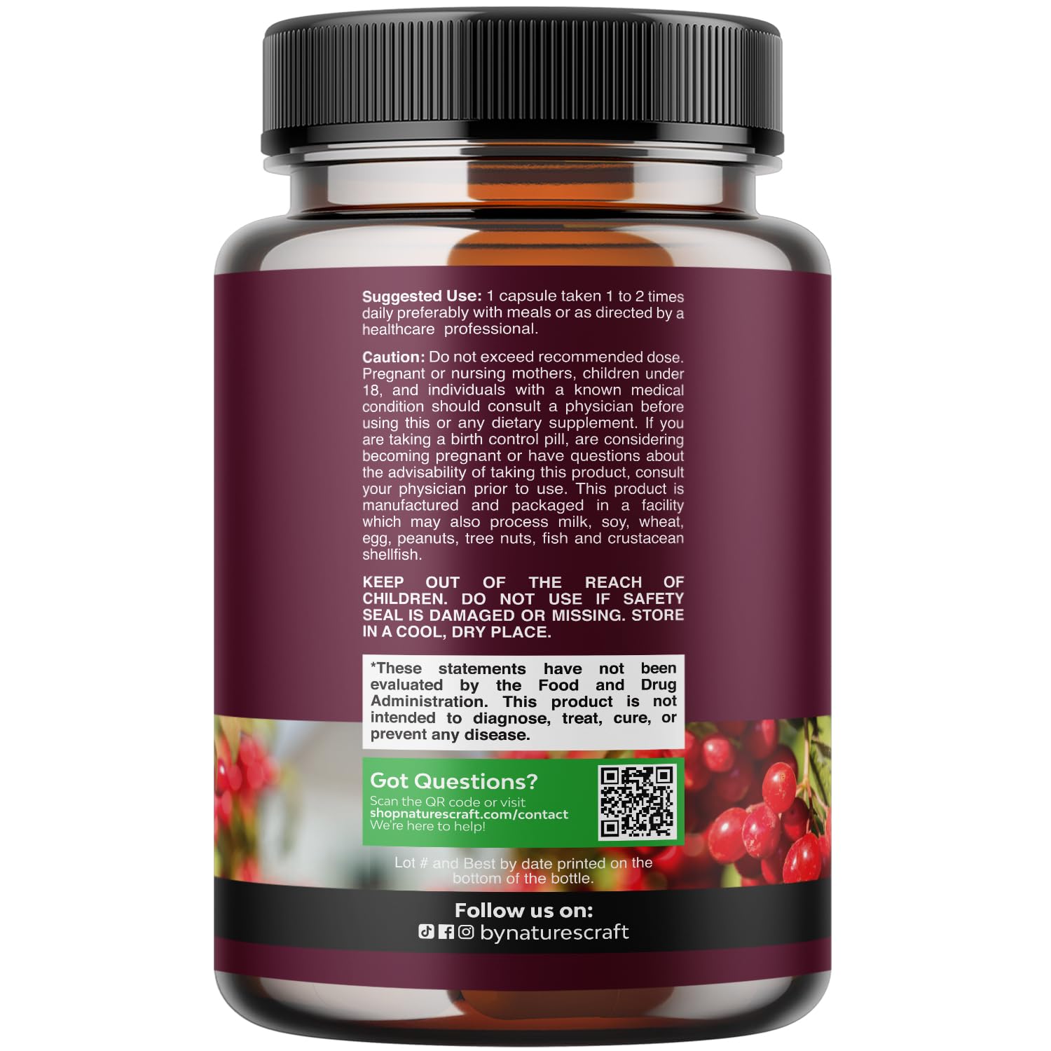 Natures Craft Kidney Cleanse capsules ready for daily urinary health support.