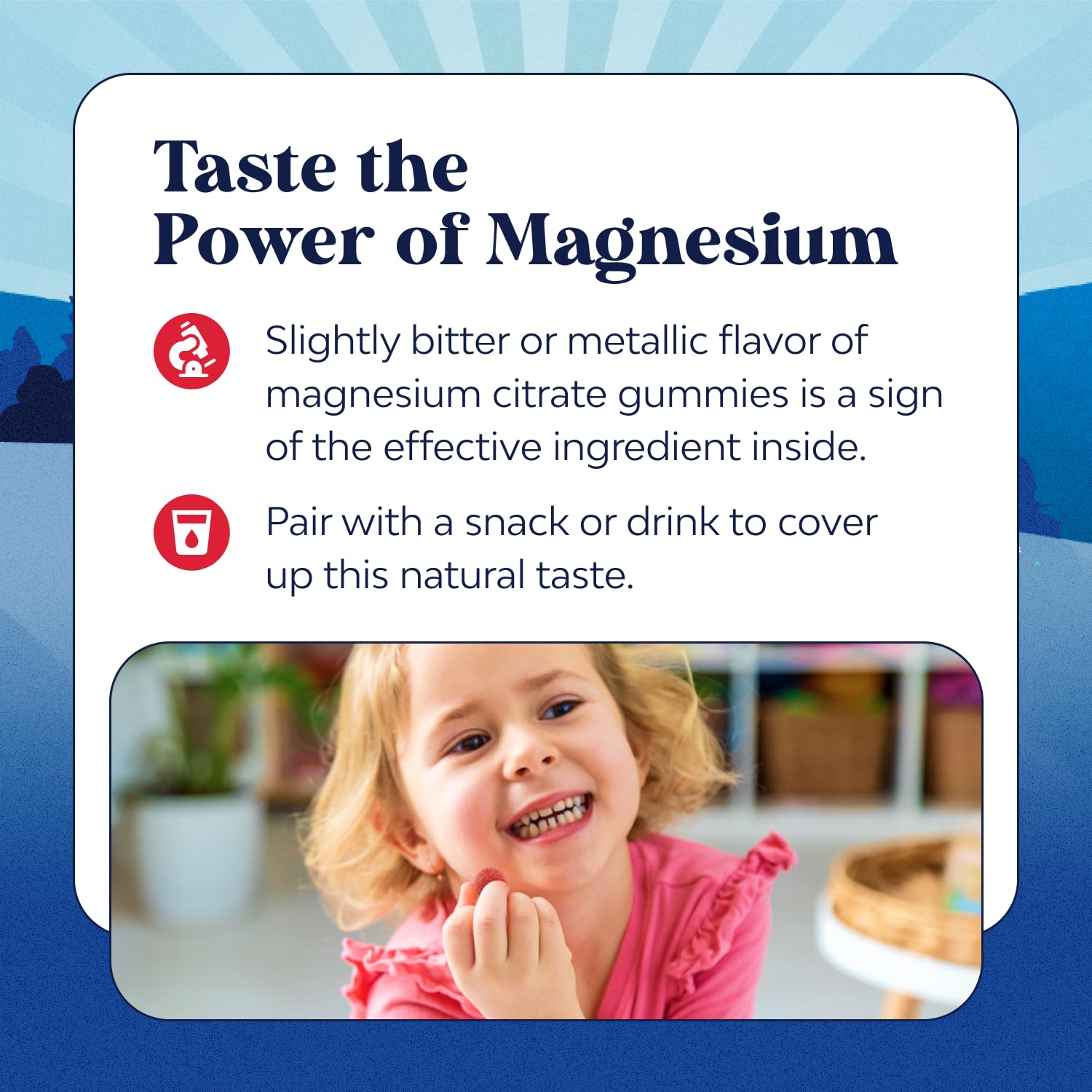 Front packaging of Natures Craft Kids Magnesium Gummies 45-count bottle.