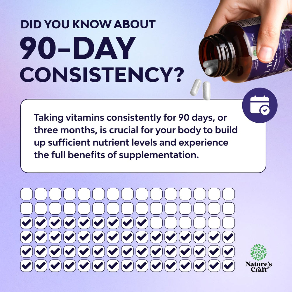 Natures Craft bottle label detail showing dosage information clearly