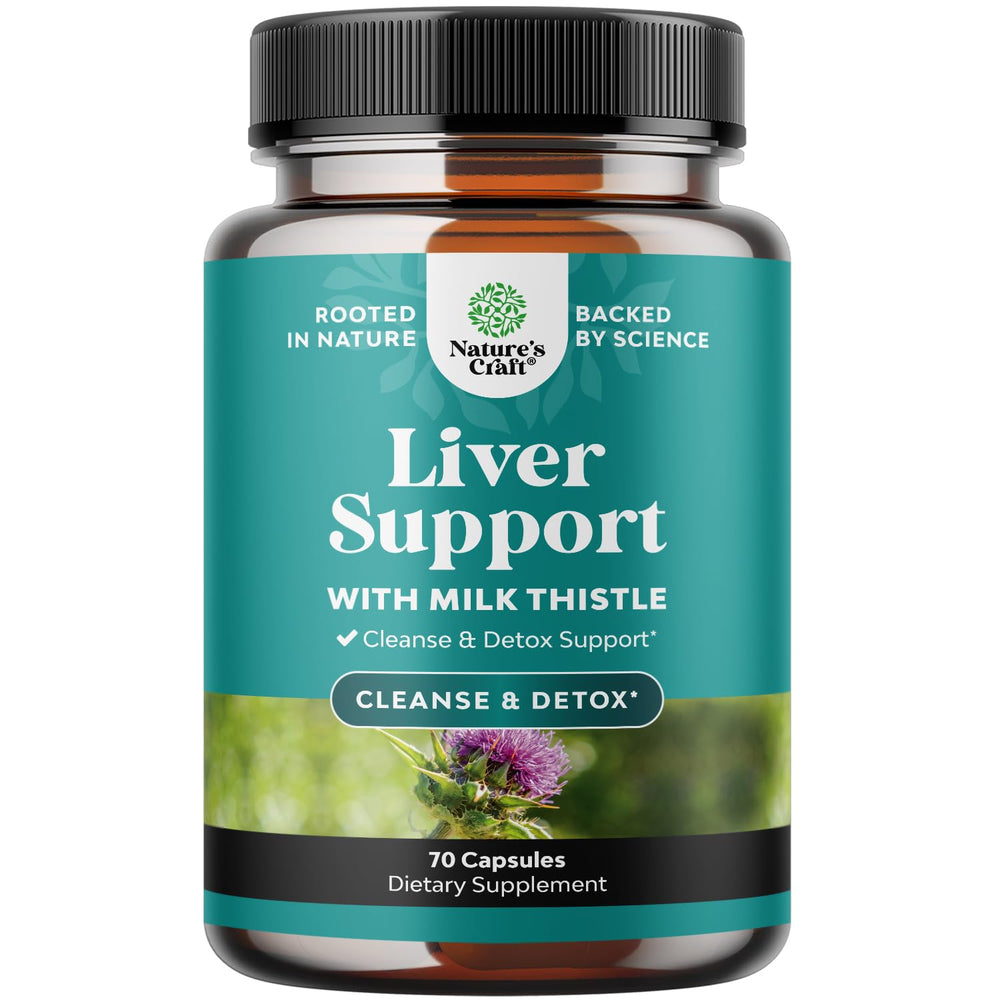 Nature's Craft Liver Cleanse bottle front for daily liver support and digestion.