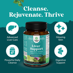 Nature's Craft Liver Cleanse GMP-lab badge indicating quality and safety.
