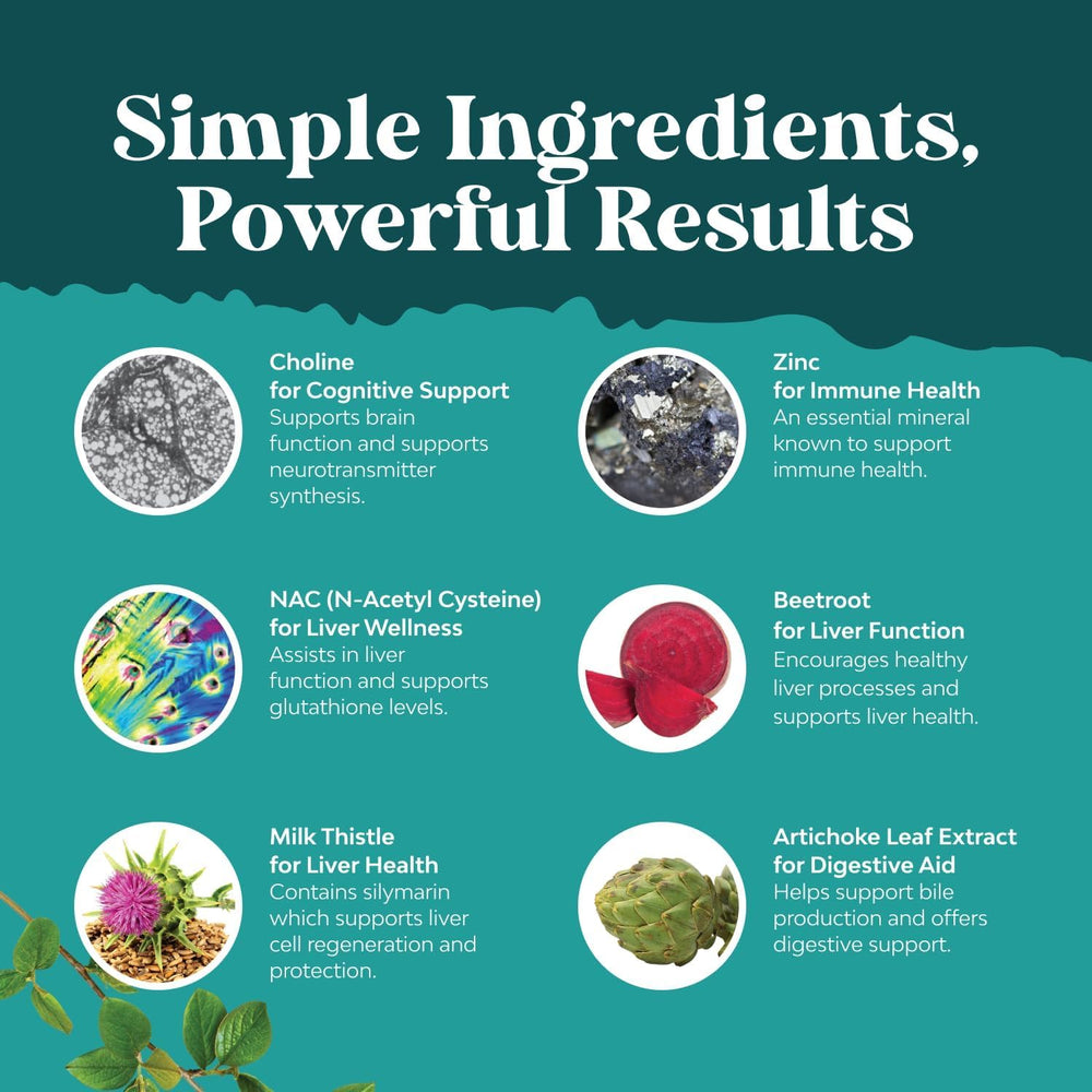 Natures Craft Liver Support NAC beetroot component for vibrant formula