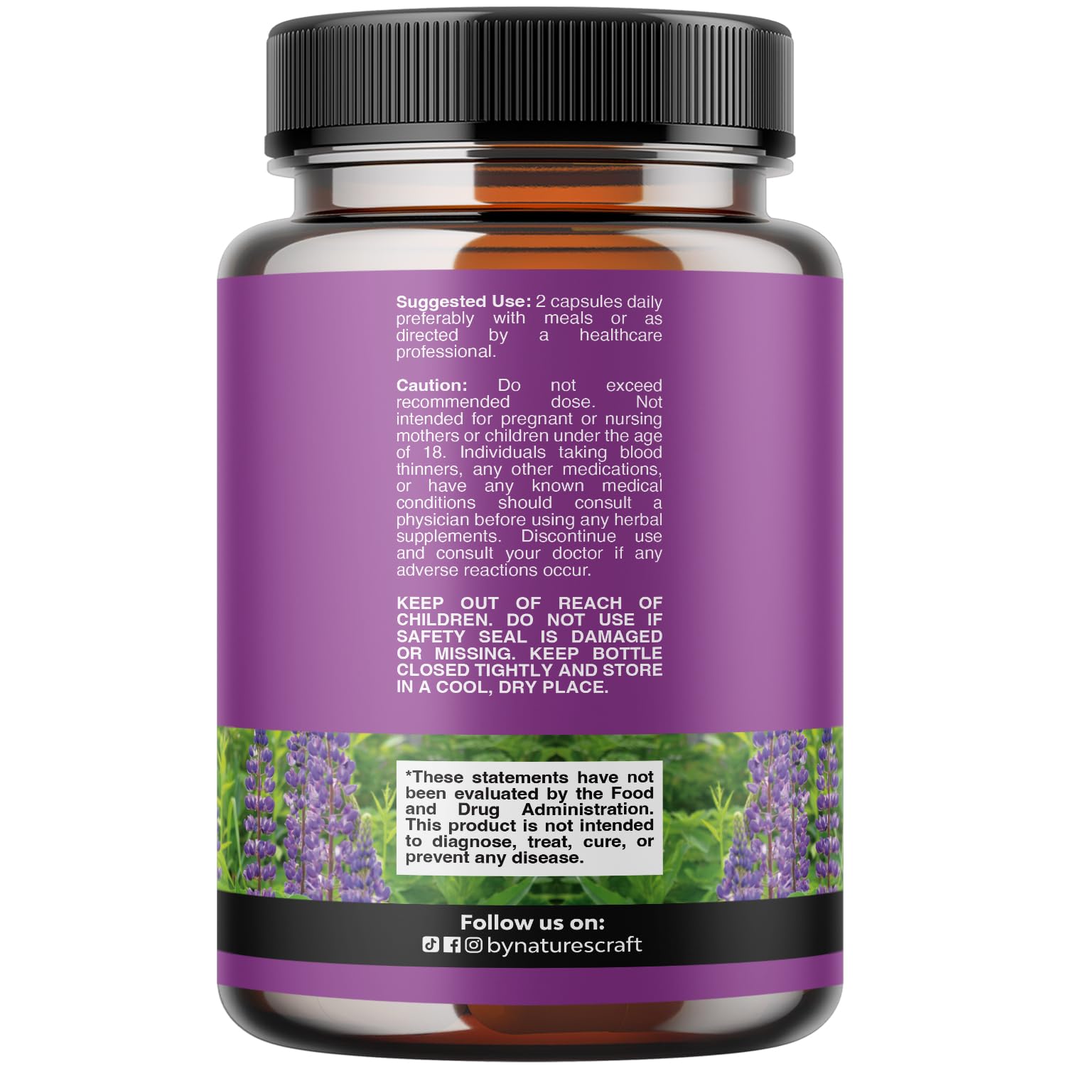 Nature's Craft maca root capsules highlight natural energy and mood support