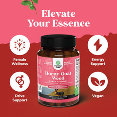 Natures Craft Maca Root for Women highlights balanced energy throughout the day.