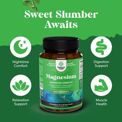 Natures Craft magnesium oxide citrate dosage pill highlighting balanced mineral delivery.
