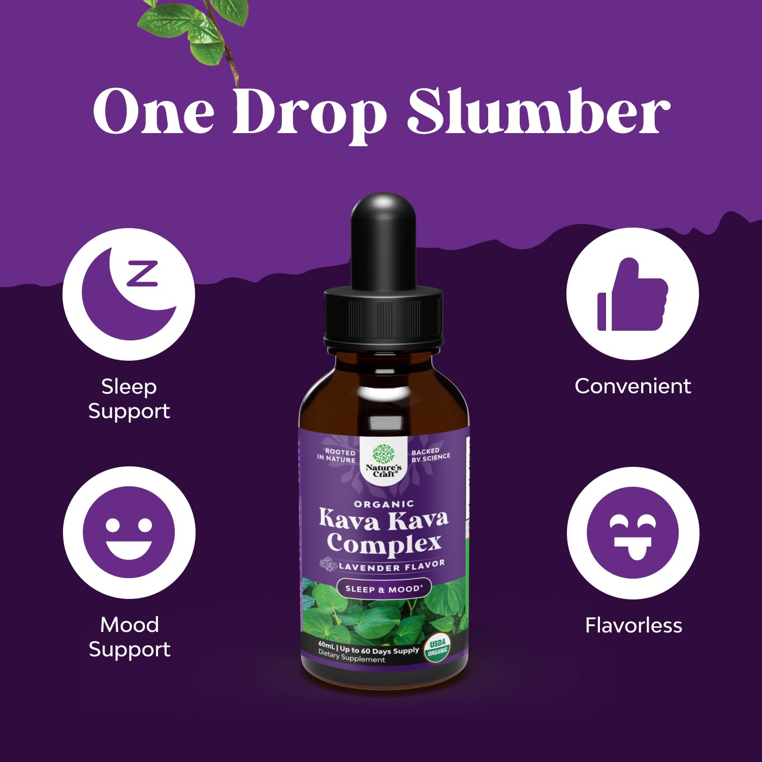 Natures Craft night-time relax ritual with lavender aroma.