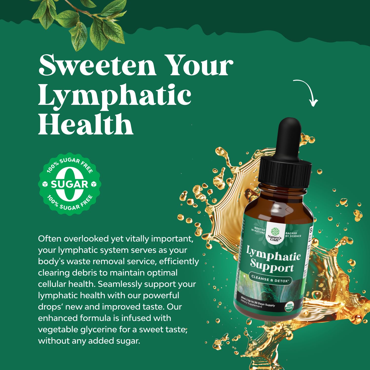 Natures Craft Organic Echinacea Goldenseal bottle—immune-support friendly formula.