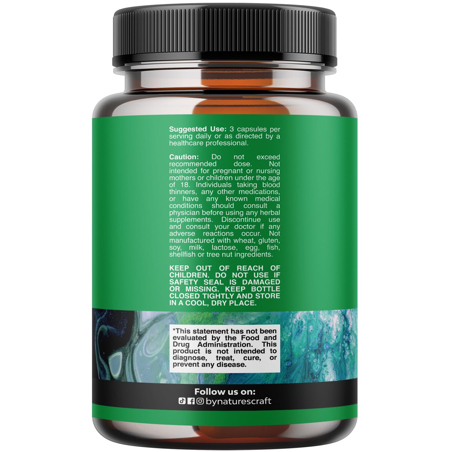 Natures Craft ox bile digestive enzymes capsules aid fat digestion and gut comfort.