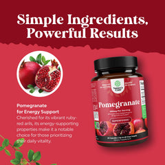 Fresh pomegranate fruit split to highlight natural origin and color