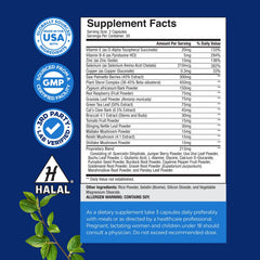 Natures Craft Herbal Prostate Supplement capsules close-up for easy daily use