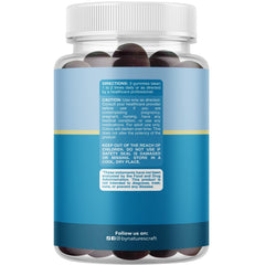Natures Craft Pure Calm gummies close-up highlights a tasty, relaxing supplement for mood balance.