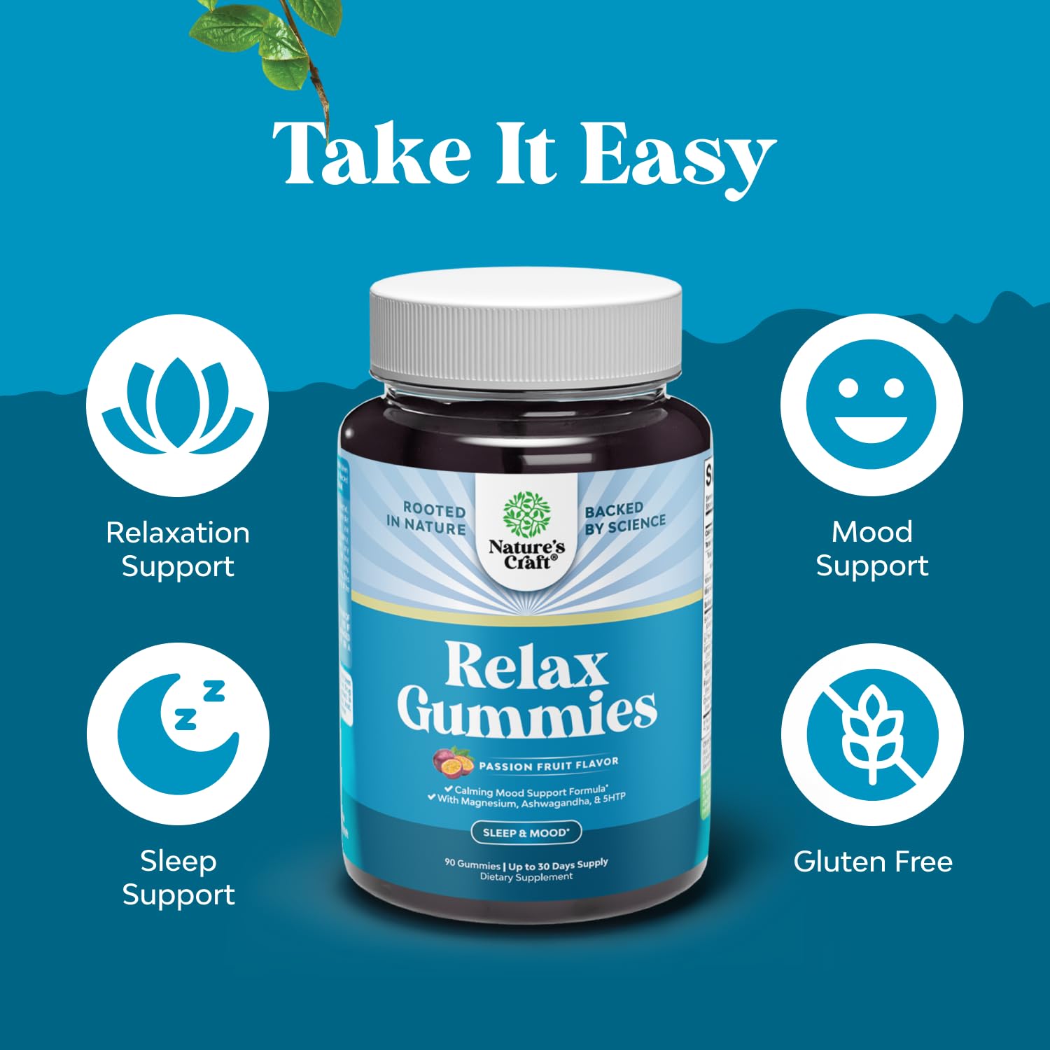Natures Craft Pure Calm packaging with bottle and box signals product quality and care.