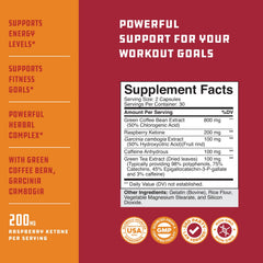 Natures Craft Raspberry Ketones capsules close-up highlighting keto ingredients