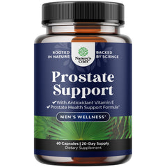 Natures Craft saw palmetto pygeum bottle supports urinary comfort.