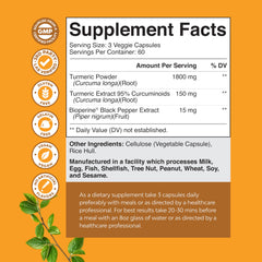Natures Craft turmeric-curcumin bottle pour highlights easy daily dosing for joint care.
