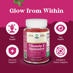 Nutrition facts label shot highlighting high potency vitamin E 400 IU.