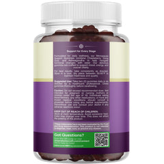 Natures Craft Womens Menopause Gummies texture closeup, chewy daily use.