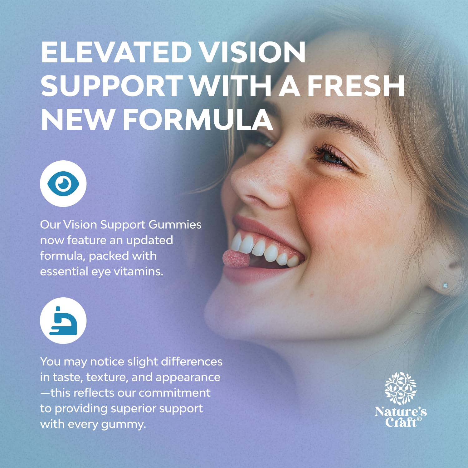 Gummies help guard eyes from blue light exposure during long computer sessions.