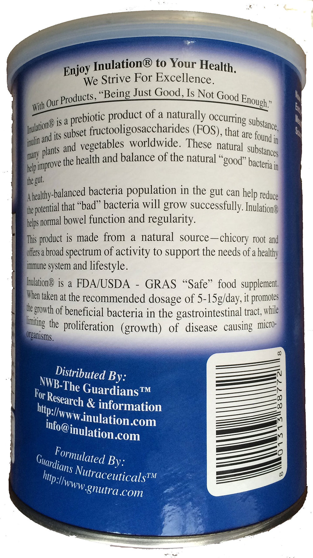 Nature's Formula Inulation granules close-up reveals texture and purity