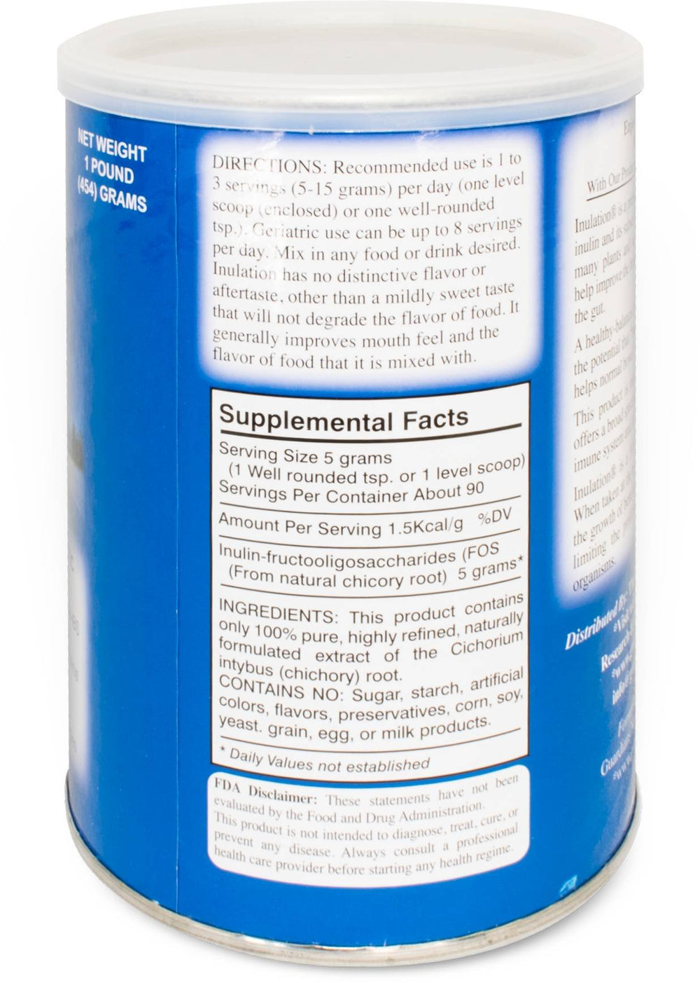 Nature's Formula Inulation powder mixing with liquid demonstrates versatile use