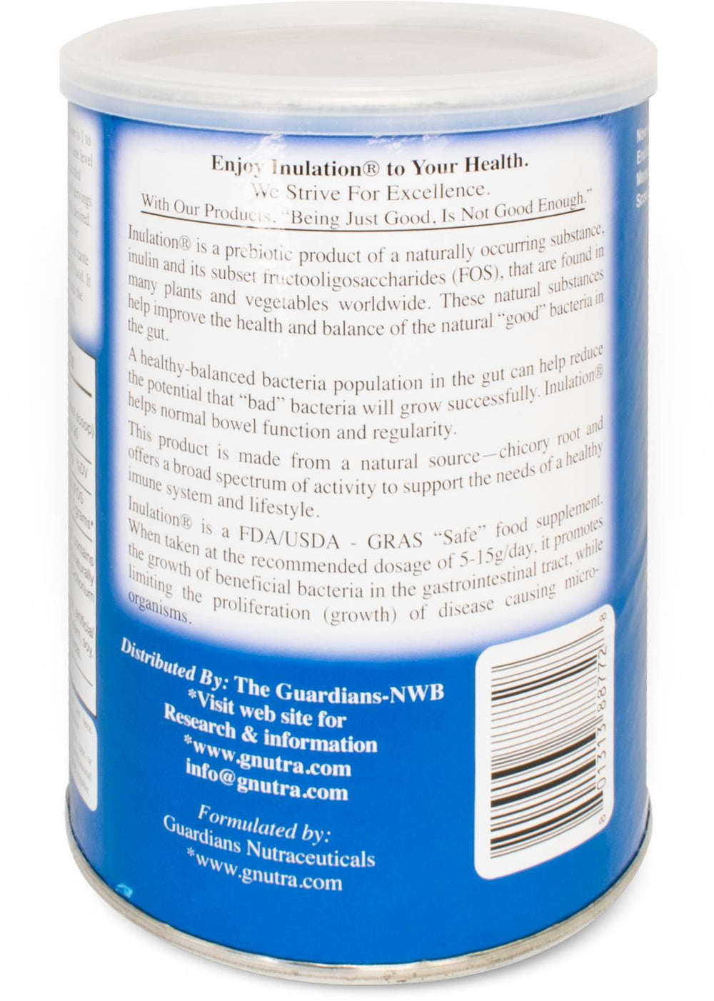 Nature's Formula Inulation supports daily prebiotic intake with probiotic pairing