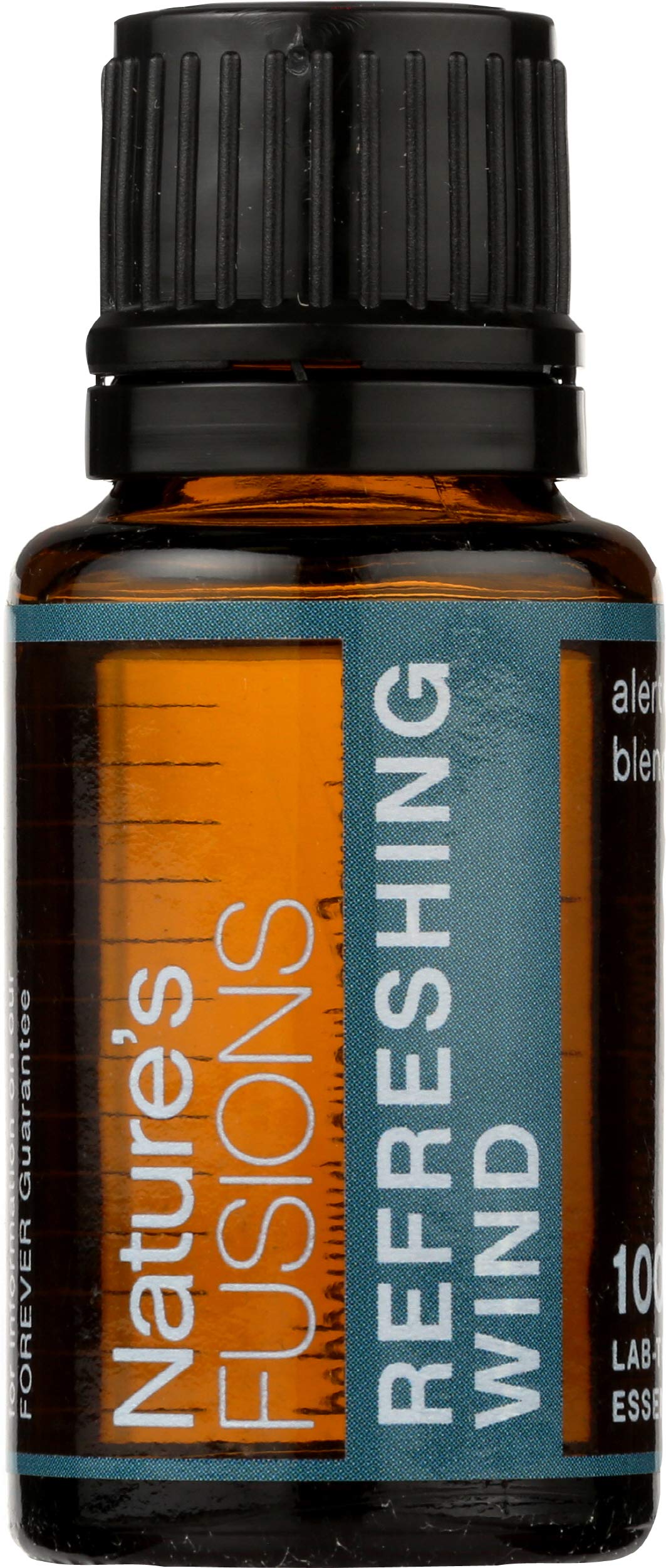 Nature's Fusions Alertness dropper for precise aromatherapy application.