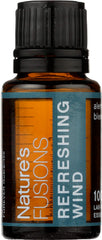 Nature's Fusions Alertness dropper for precise aromatherapy application.