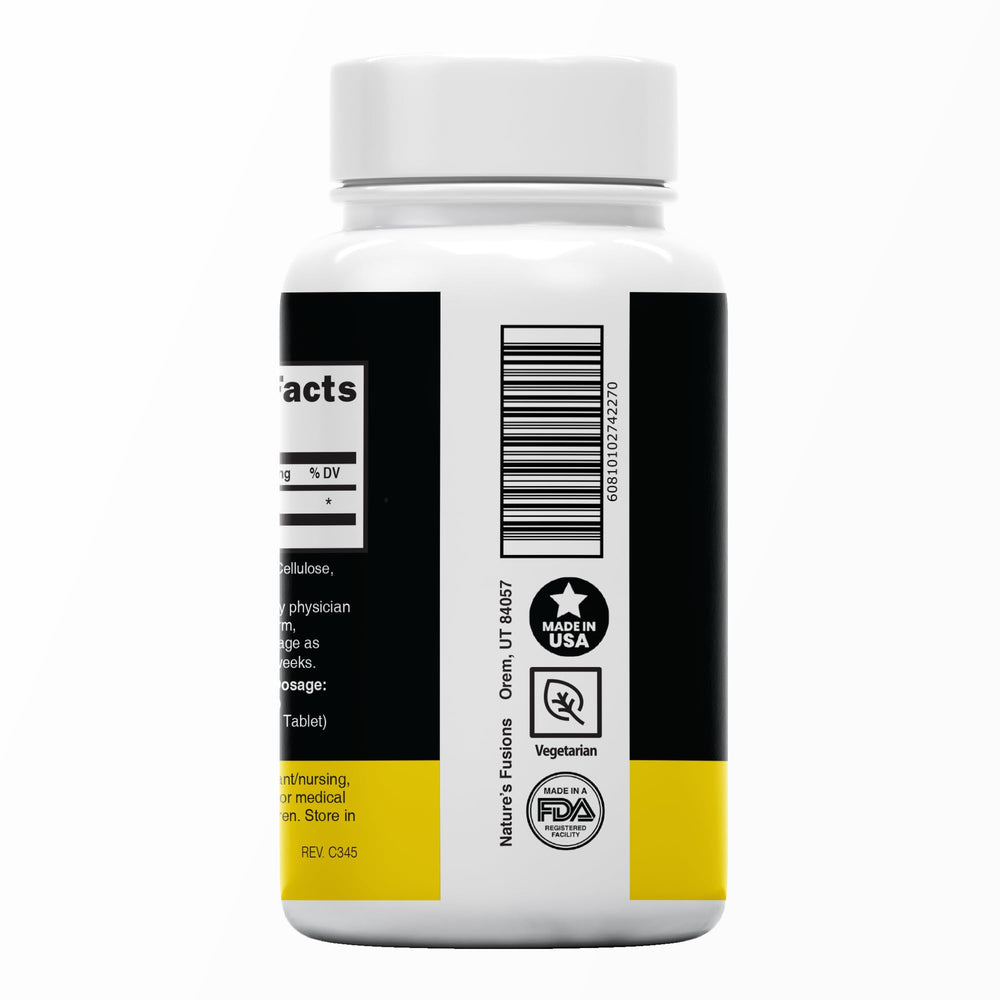Nature's Fusions KI tablets divisible, suitable for children dosing.