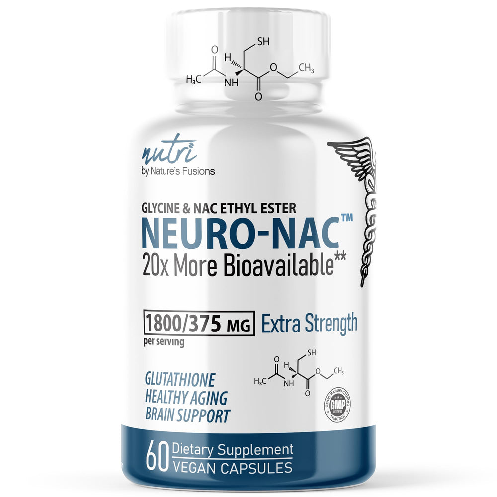 Nature's Fusions Neuro NAC bottle for daily antioxidant support