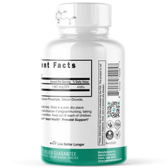 Nature's Fusions Nutri 5-MTHF label detail with ingredients and purity information