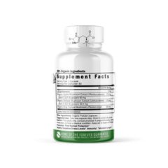 Nature's Fusions Nutri L capsules open showing mushroom extract capsules.