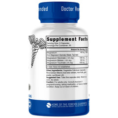 Nutri Triple Magnesium capsules arranged for daily supplementation