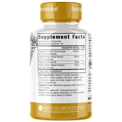 Nature's Fusions Nutri Turmeric capsules close-up highlighting organic ingredients