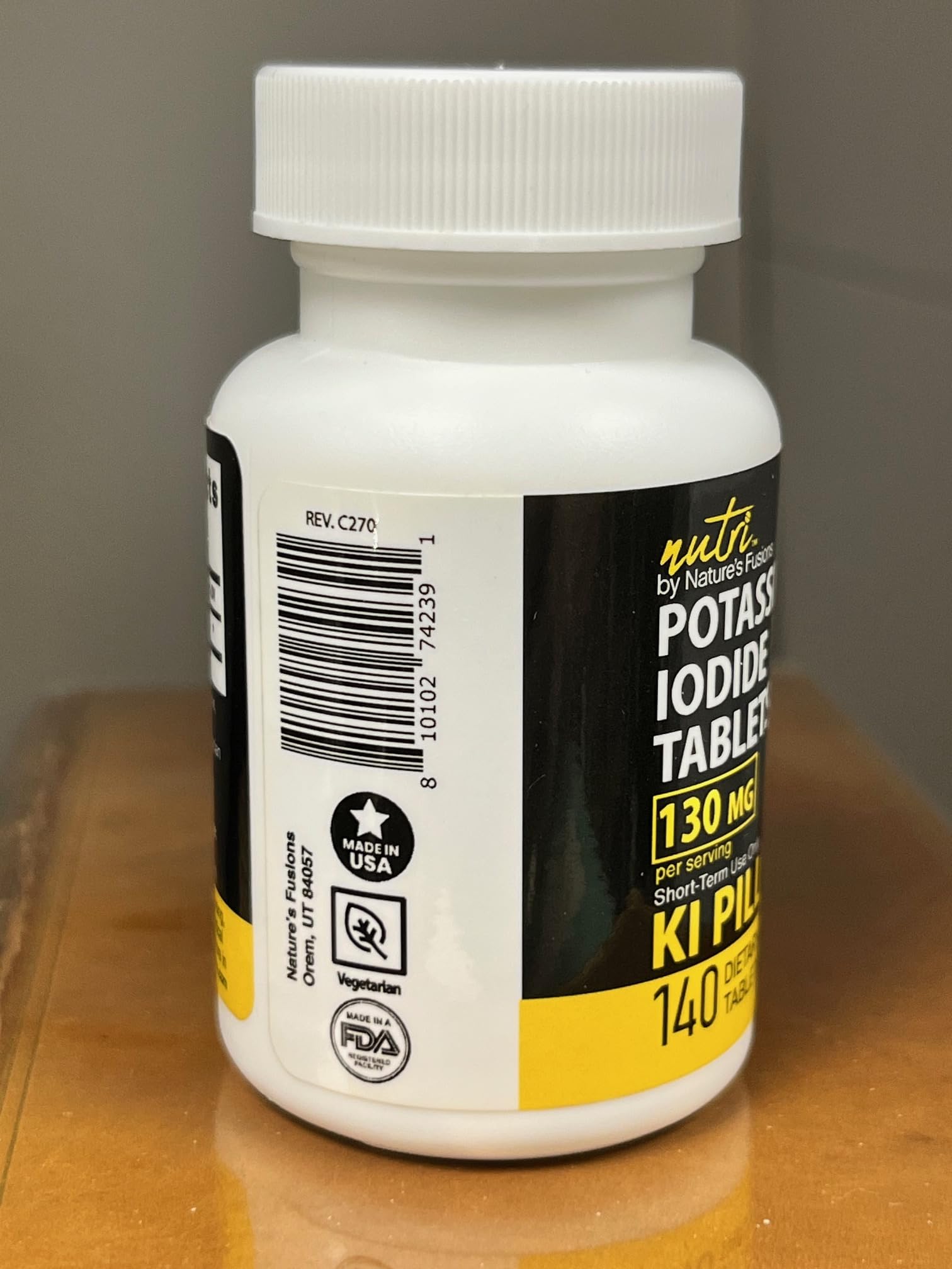 Nature's Fusions KI tablets with USP-grade crystals and transparent sourcing.
