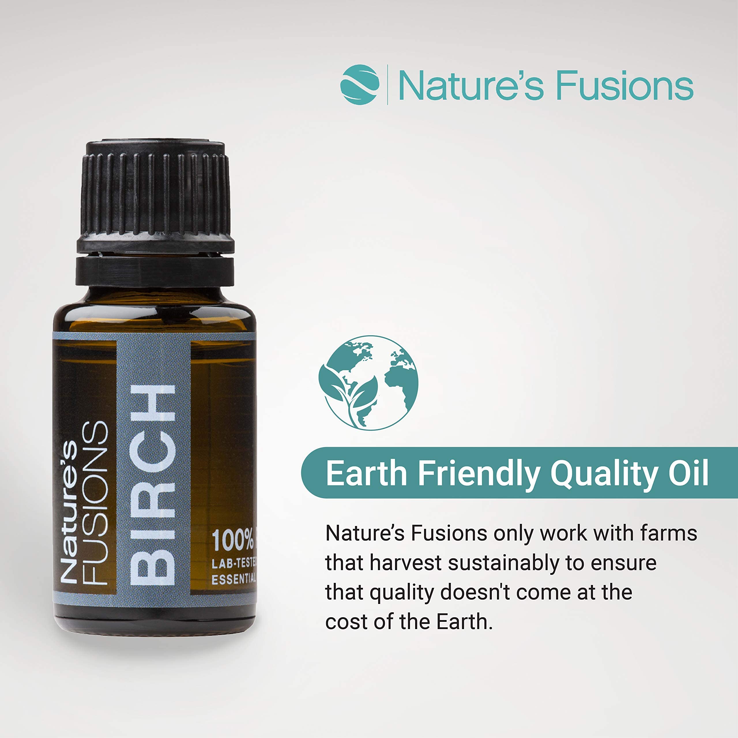 Nature’s Fusions Sweet Birch dropper aids precise dilution for safe use.