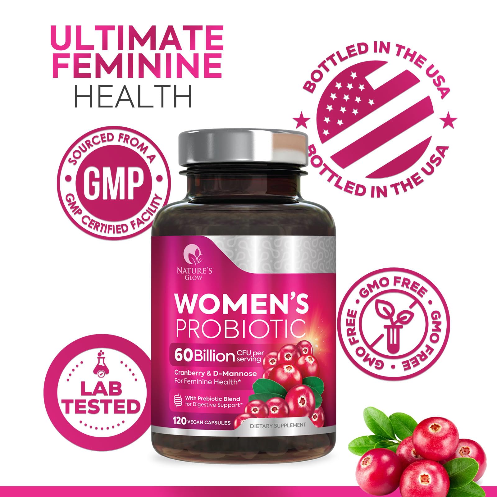 Nature's Glow Acidophilus probiotic component highlight