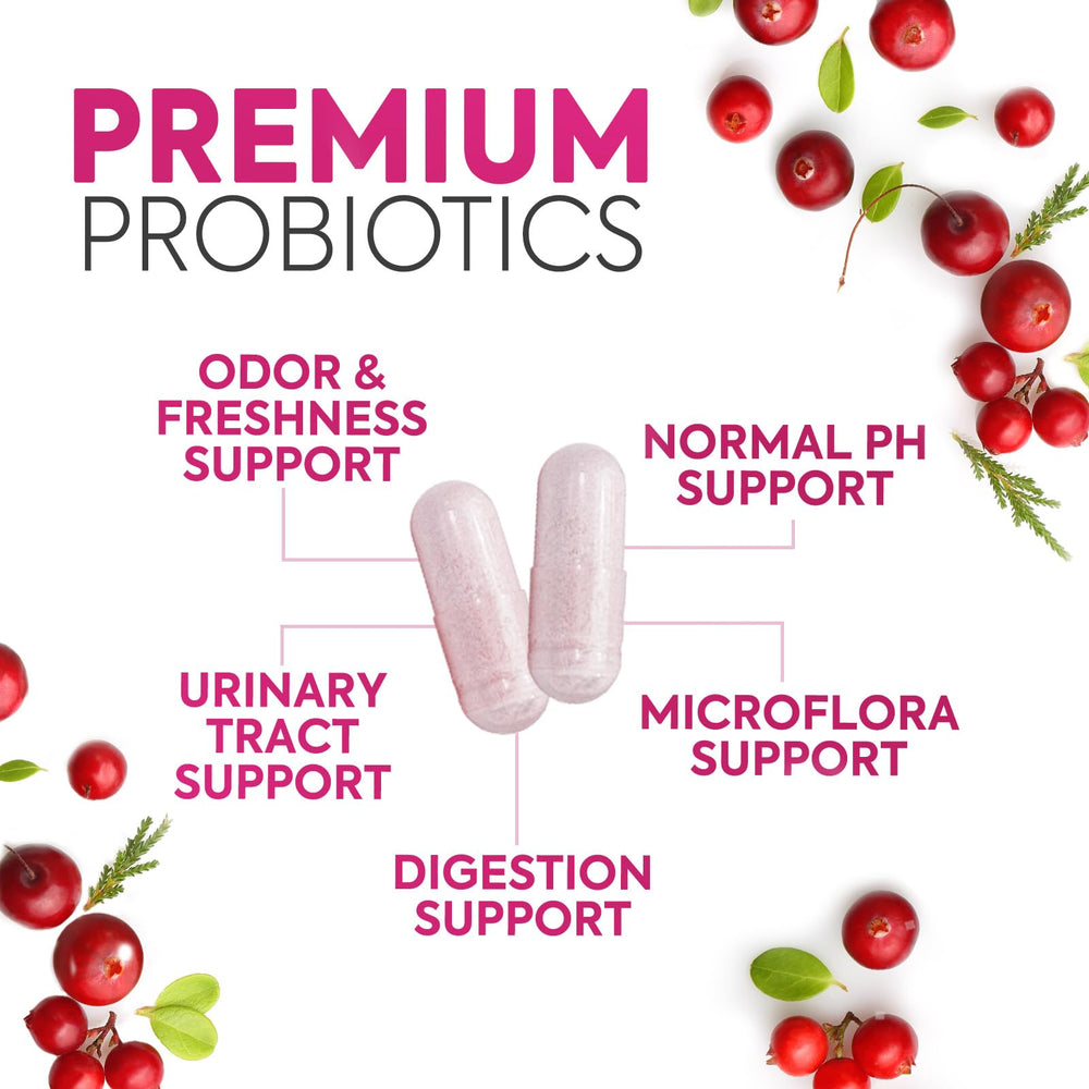 Nature's Glow Probiotics for Women shelf-stable packaging on store shelf.