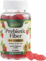 Nature's Gummies Fiber Gummies for Adults bottle offering daily digestive support