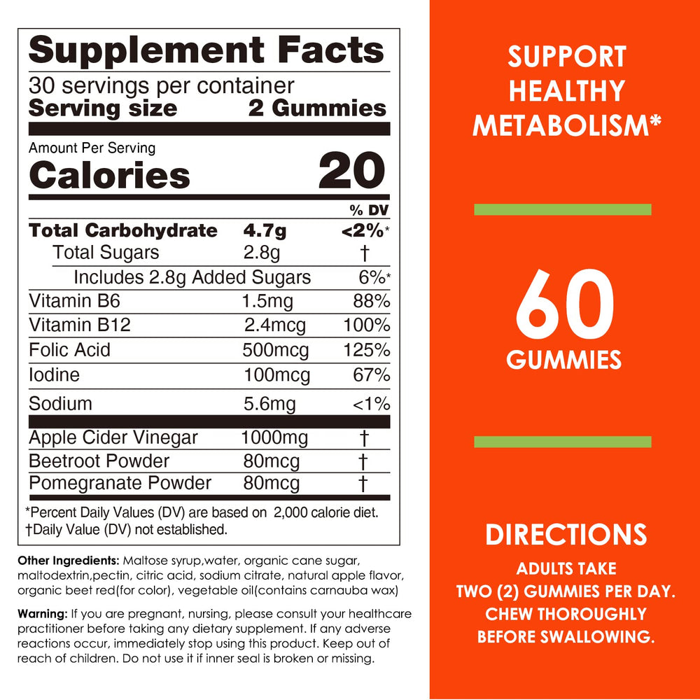 Nature's Key ACV gummies packaging box emphasizes gluten-free vegan certification