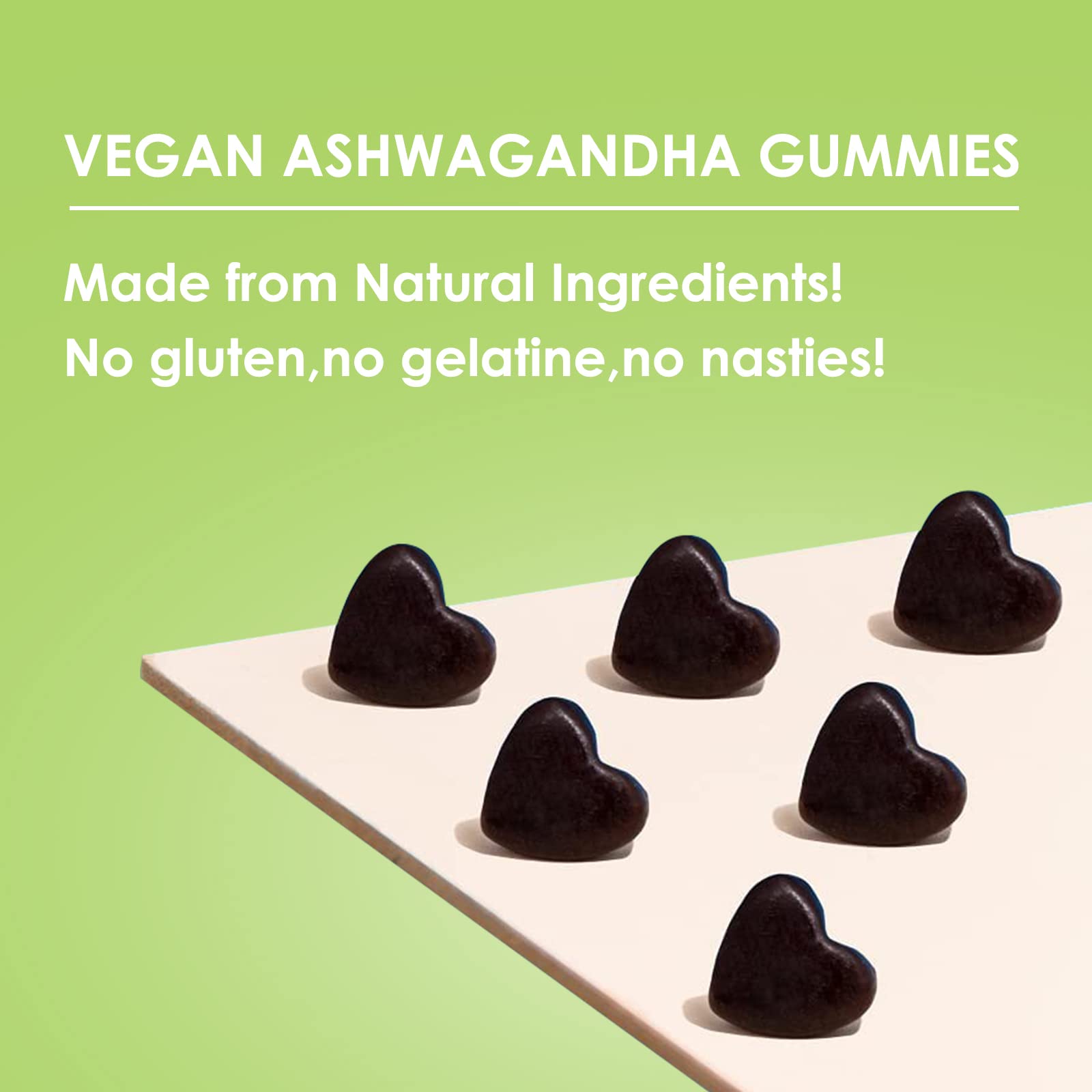 Nature's Key Ashwagandha Gummies labeling confirms gluten-free and soy-free formulation.